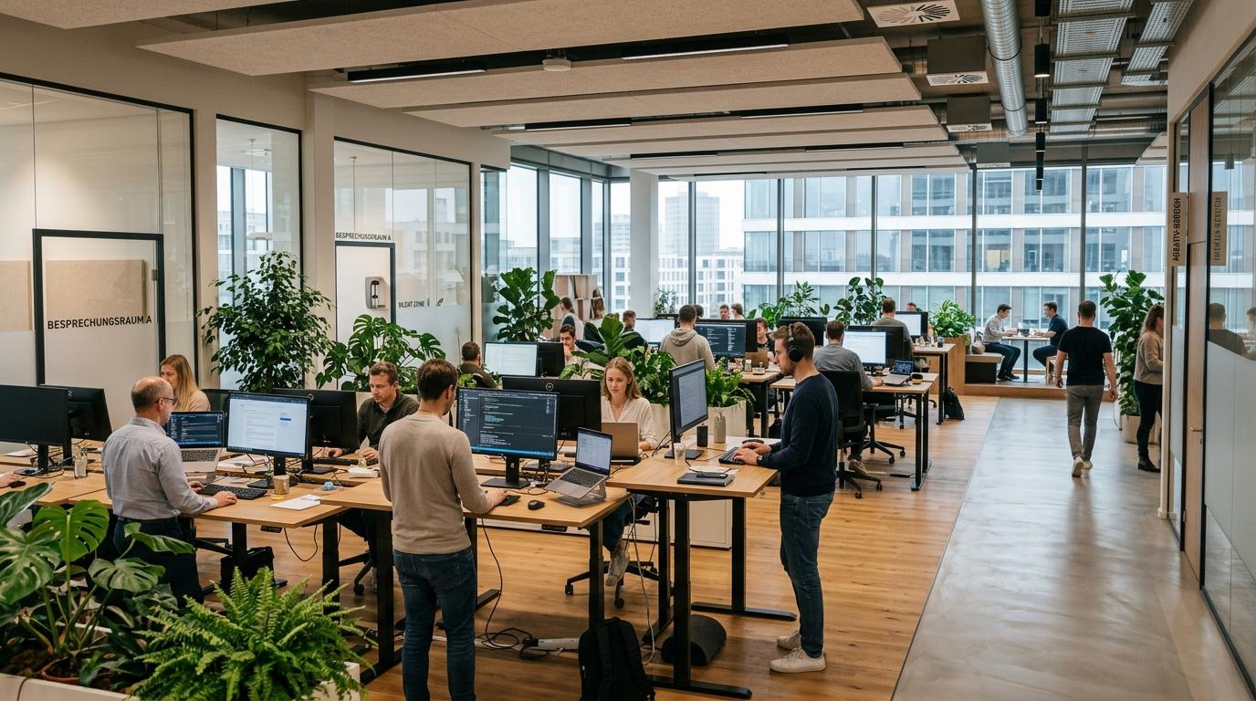Modernes Büro – KI-Automatisierung und Beratung von Proxavio Consulting