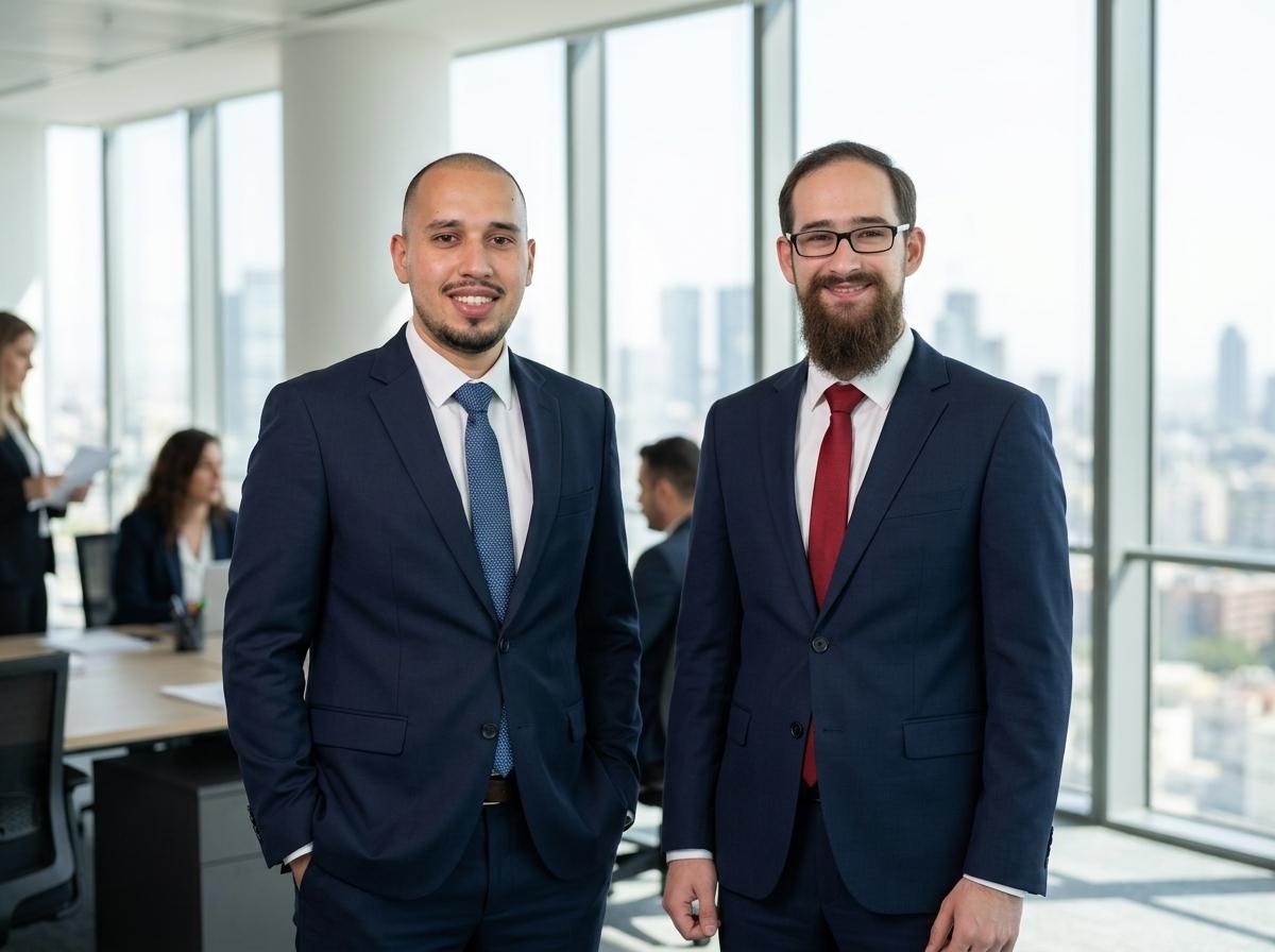 Ahmed Tarik Algümüs und Hamza Bilal Yavas – Gründerteam Proxavio Consulting